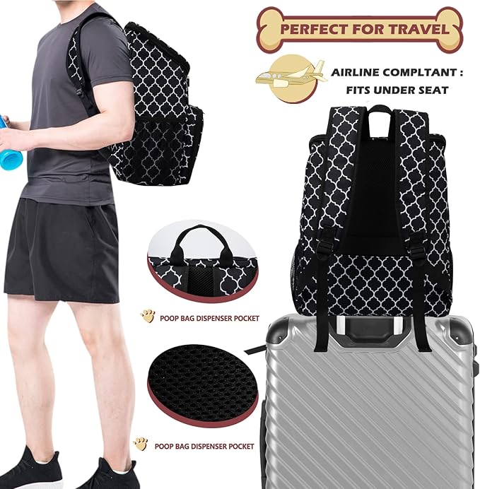 BAGLHER Dog Travel Bag Backpack, Airline Approved Pet Supplies Backpack - Image 5