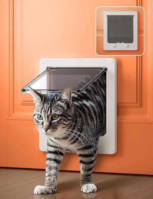 LIBBEPET Cat Door Interior Door, Indoor Cat Doors, X-Large Pet Doors by LIBBEPET