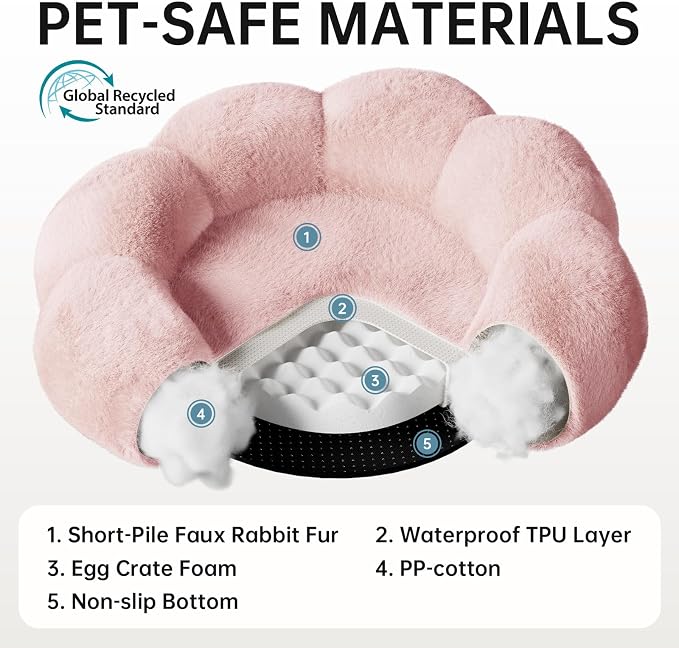 OhGeni 31 inches Calming Donut Orthopedic Dog & Cat Bed - Image 6