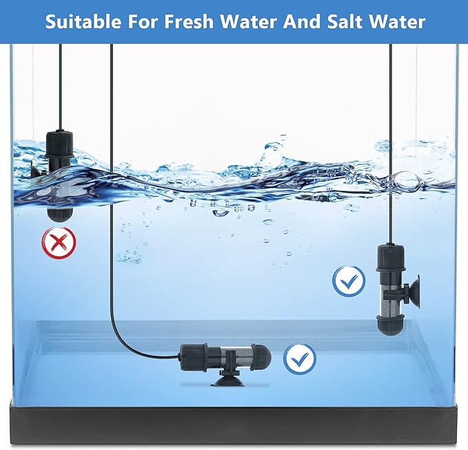hygger Small Aquarium Betta Heater, Submersible Fish Tank Heater - Image 5