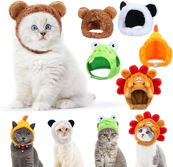 Weewooday 5 Pieces Cat Costume Bunny Hat Outfit by Weewooday