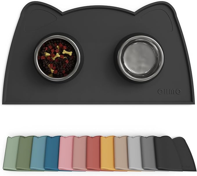 OHMO - Cat Food Mat, Silicone Pet Feeding Mat by OHMO