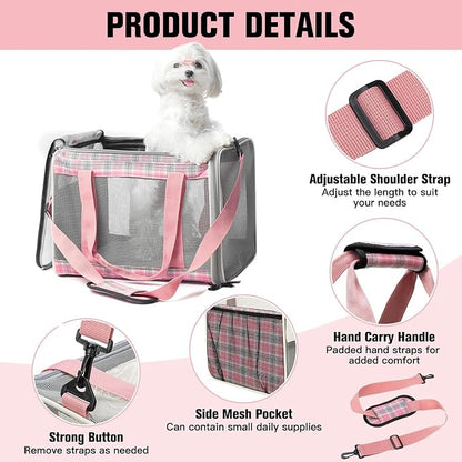 EXPAWLORER Large Cat Carrier Dog Carriers Soft - Image 4