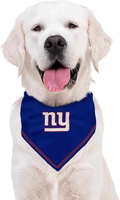 NFL New York Giants TIE Bandana, Large/X-Large. Dog Bandana Scarf Bib - Image 5