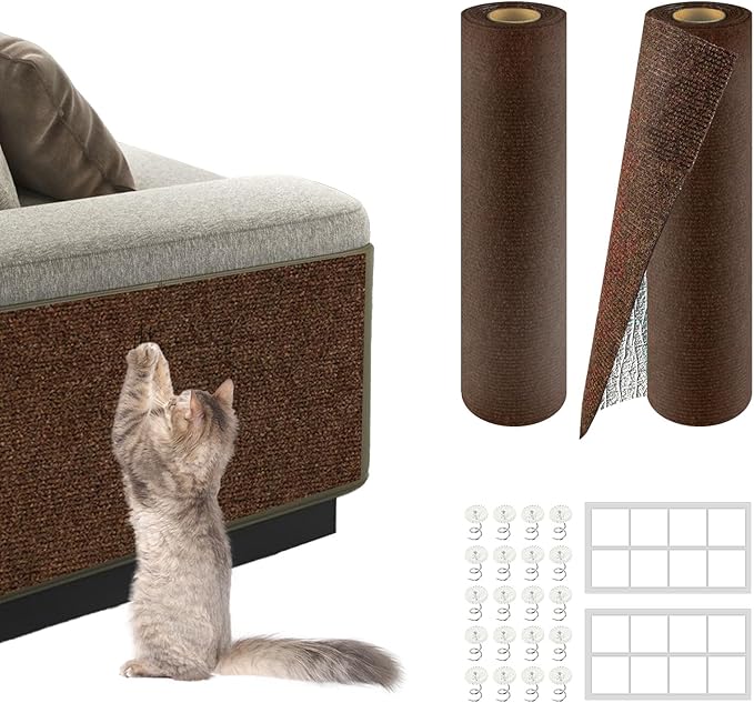 2Pack Total 78.7"x15.8" Cat Scratch Mat by ZLAFM