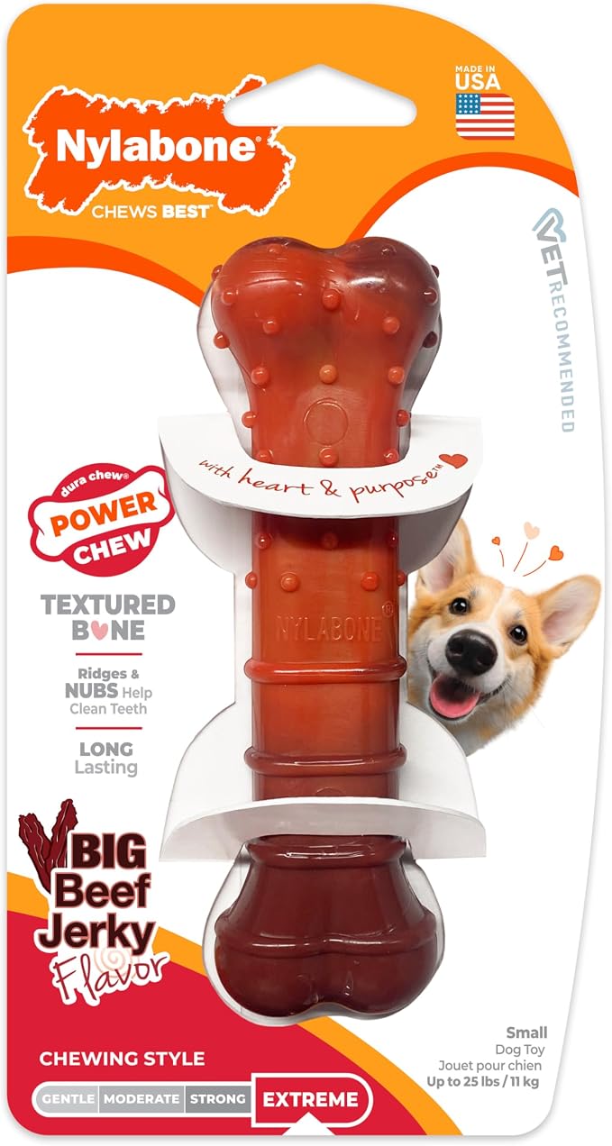 Nylabone Textured Bone Power Chew Toy - Image 8