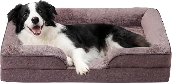 Makigued Orthopedic Dog Bed for Medium Dogs Egg Crate Foam Pet Sofa by Makigued