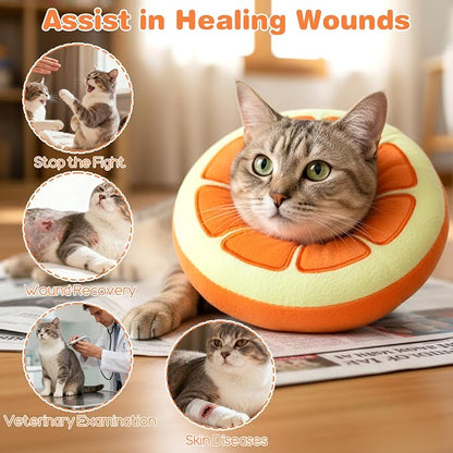 Kitten Cute Recovery Collar Soft Cat Cone Collar After Surgery to Stop Licking - Image 3