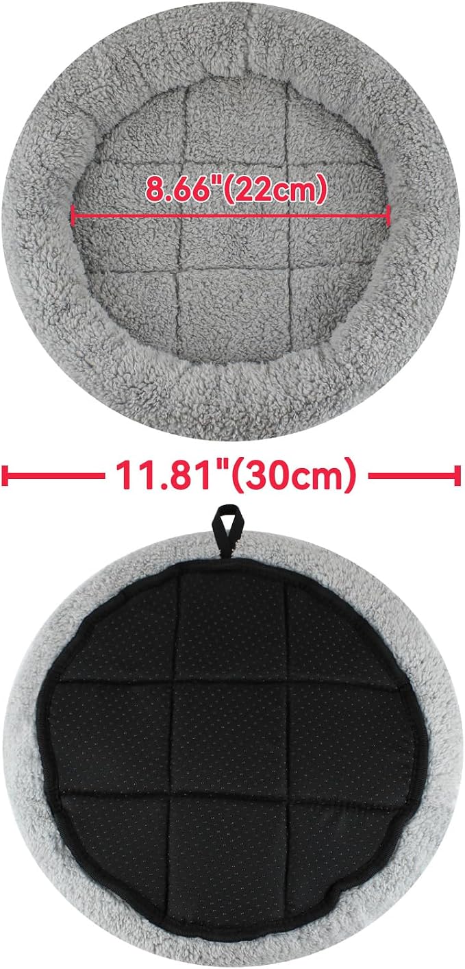 Enjoying Small Cat Bed Mat, 11.81" Round, Self Warming Cat Mat - Image 4