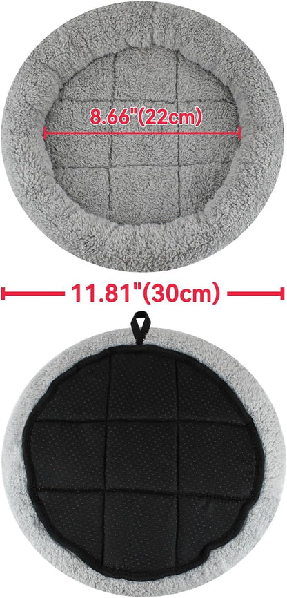 Enjoying Small Cat Bed Mat, 11.81" Round, Self Warming Cat Mat - Image 4