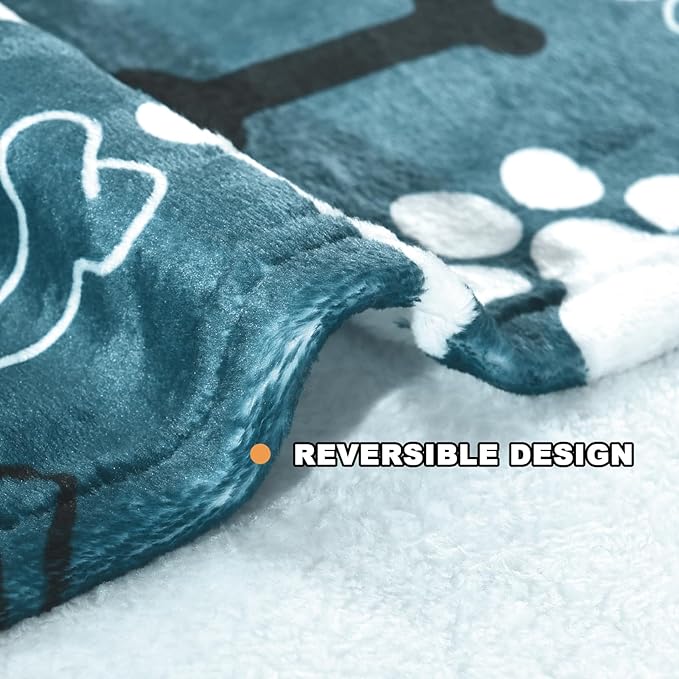 Dog Blanket, Super Soft Fluffy Premium Fleece Pet Puppy Blanket - Image 3