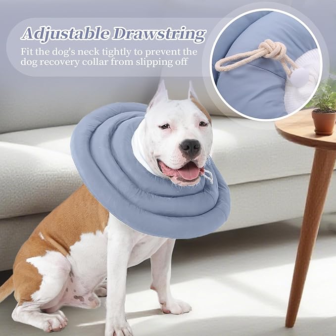 IDOMIK Dog Recovery Collar, Waterproof Soft Dog Cone After Surgery, Comfy - Image 5