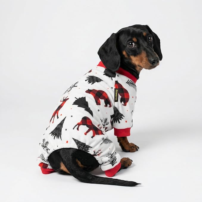 Fitwarm Reindeer Dog Christmas Pajamas, Winter Doggy Clothes - Image 2