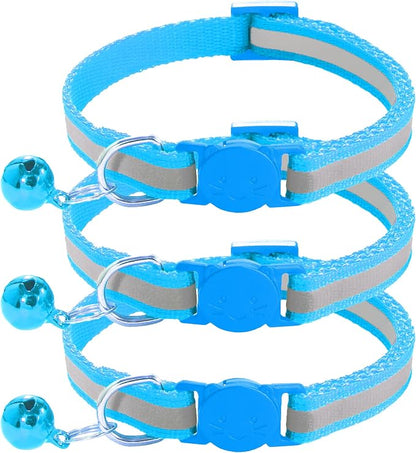 3 Pack Reflective and Breakaway Cat Collars by Unknown