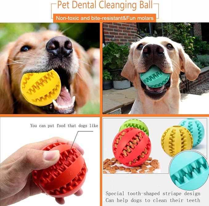 Sunglow 2 Pack Dog Toy Ball - Image 4