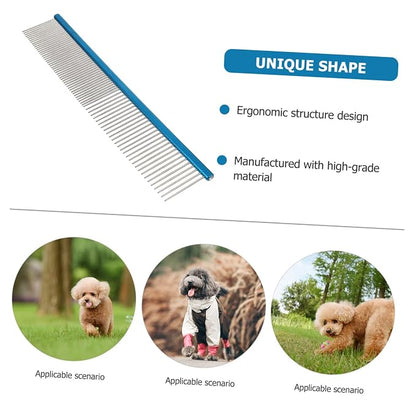 POPETPOP Daily Use Compact Pet Comb Ergonomic Design - Image 3