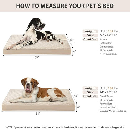 WNPETHOME Orthopedic Big Dog Beds Large Sized Dog, Waterproof Extra Large Dogs - Image 5