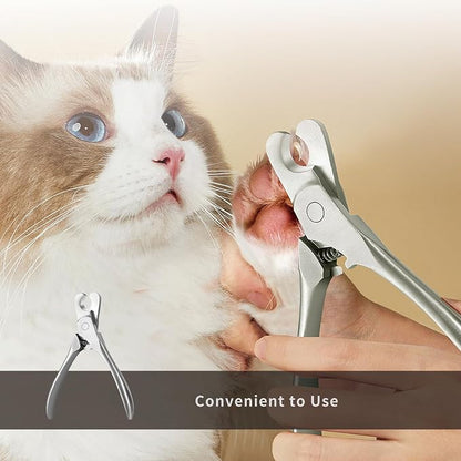 Dog Nail Trimmers & Cat Nail Clipper, Heavy Duty Stainless Steel Claw Clippers - Image 7