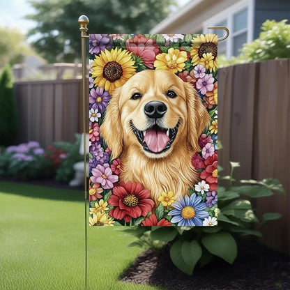 Golden Retriever Garden Flag 12x18 Inch Dog - Image 2