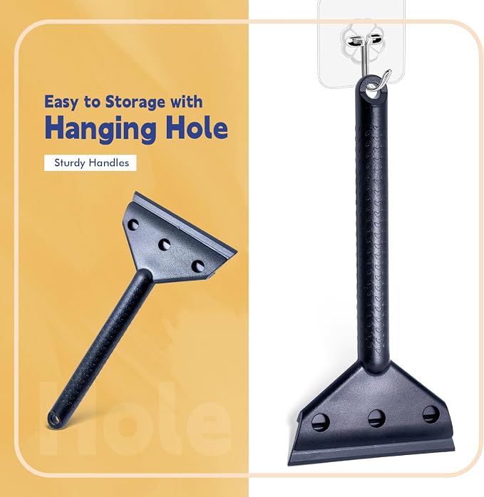 FOSHIO Long Handle Plastic Razor Blade Scraper - Image 7