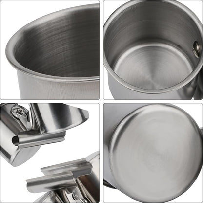 Hypeety Bird Parrot Feeding Double Cups Stainless Steel Food Water Bowls - Image 5