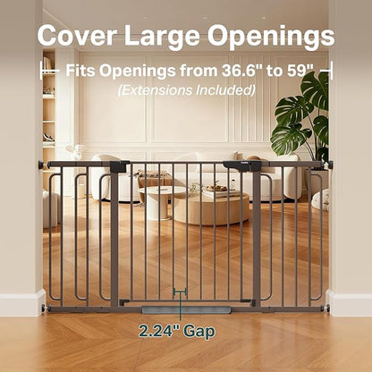 Cumbor 36.6-59" Extra Wide Baby Gate - Image 2