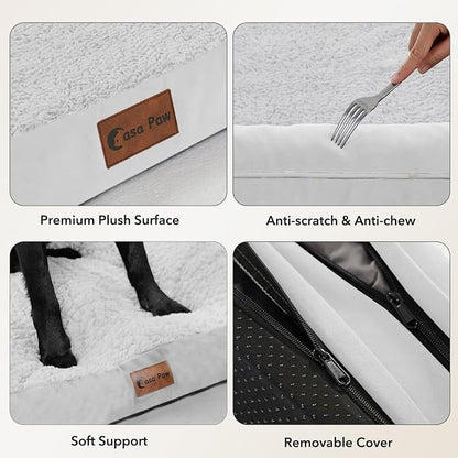 Orthopedic Dog Beds for Extra Large Dogs, Waterproof Egg Crate Foam XL Dog Bed - Image 6