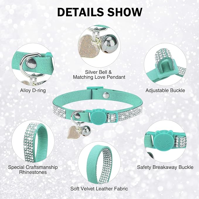 Rhinestone Cat Collar Breakaway - Image 2