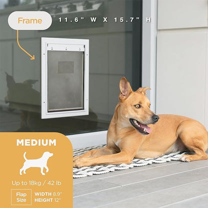 Hakuna Pets Deluxe Aluminum Pet, Cat and Dog Door - Image 3