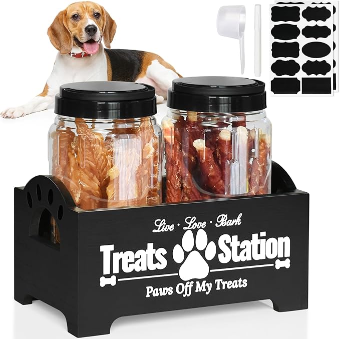 Dog Treat Container Dog Food Container by YMEYM