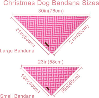 Summer Dog Bandana, UP URARA PUP Pink Bandana - Image 4