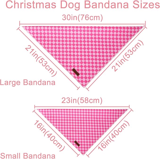 Summer Dog Bandana, UP URARA PUP Pink Bandana - Image 4