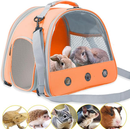 Rabbit Travel Carrier, Lizards Carrier, Small Animal Travel Bag by WEVONIGU
