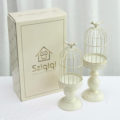 Birdcage Candle Holder Decorative Bird Cages - Image 6