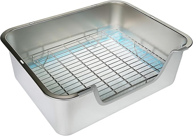 Stainless Steel Sifting Litter Box - Image 3
