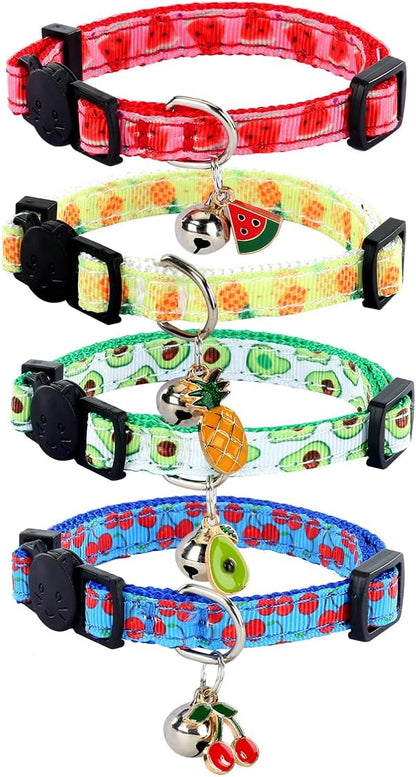 Yizepet Cat Collars with Bells, Breakaway Kitten Collar, Cute Kitty Collar by Yizepet