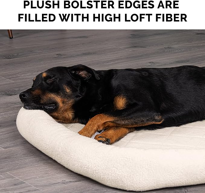 FurHaven Dog Bed for Small Dogs & Cats, Bolster Crate Pad - Image 10