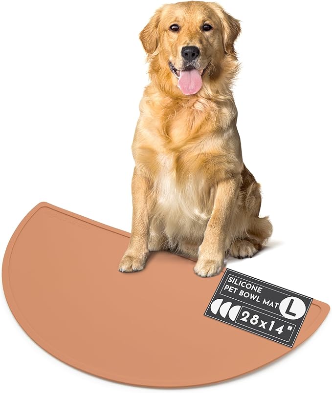 Should We Go - Waterproof Silicone Pet Food Mat - Non-Slip Spill-Proof Feeding by ShouldWeGo