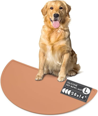 Should We Go - Waterproof Silicone Pet Food Mat - Non-Slip Spill-Proof Feeding by ShouldWeGo