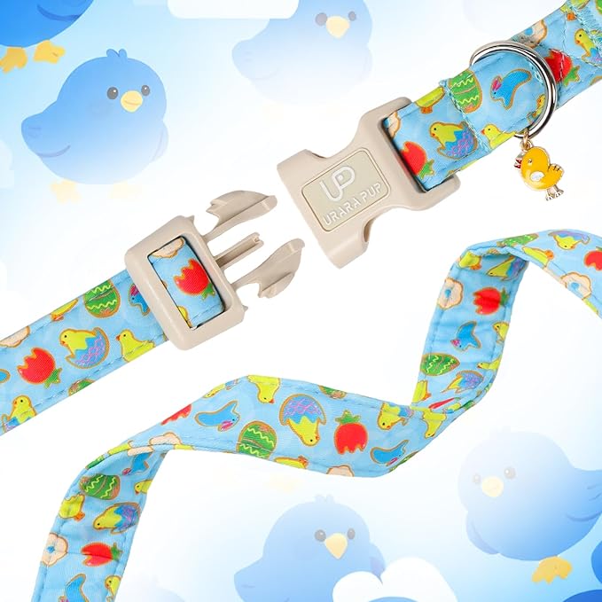 Easter Day Dog Collar, UP URARA PUP Easter Bunny Adjustable Pet Collar - Image 4