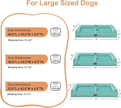 Large Dog Bed Orthopedic Washable: Beds Bolster XXL Bed Big XLarge Dogs Egg - Image 6