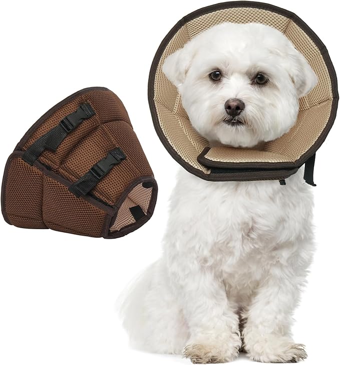 Dog Cone Collar After Surgery, Soft Cone by LETSQK