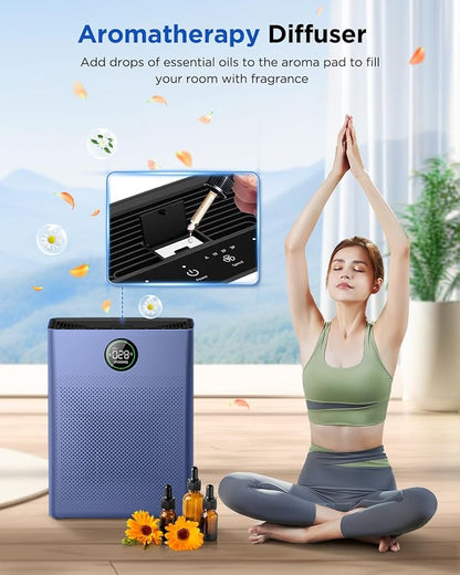 Air Purifiers for Home Large Room up to 2200sq.ft, MOOKA Air purifier for Home - Image 7