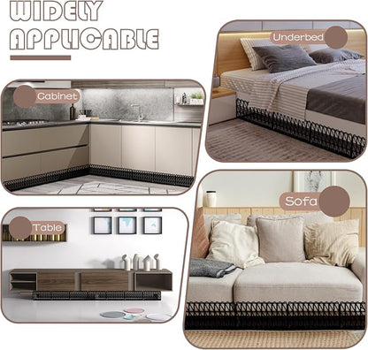12 Pcs Under Couch Blocker for Bed Adjustable Furniture Plastic Under Bed - Image 6