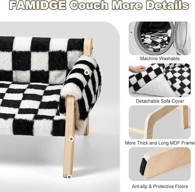 Elevated Cat Couch Bed for Indoor Cats - Image 6