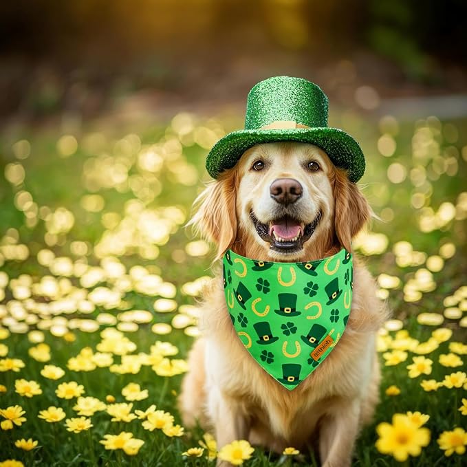 St. Patrick's Day Dog Bandanas - Image 3