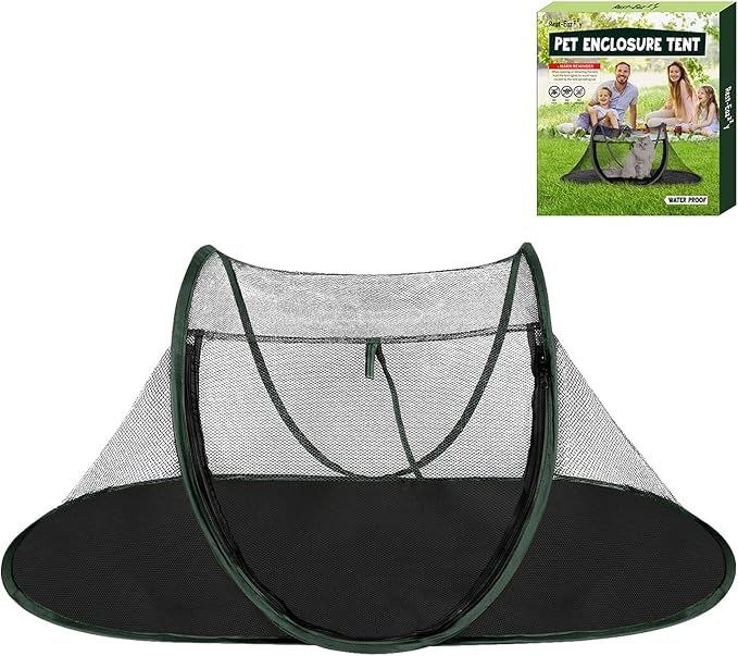 Cat Tent Outdoor, Pet Enclosure Tent Suitable by Rest-Eazzzy