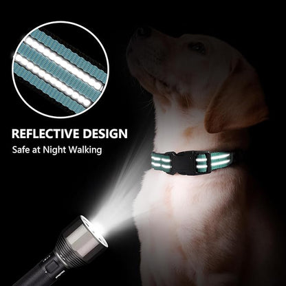Hikiko Martingale Dog Collars Reflective Nylon Dog Collar - Image 2
