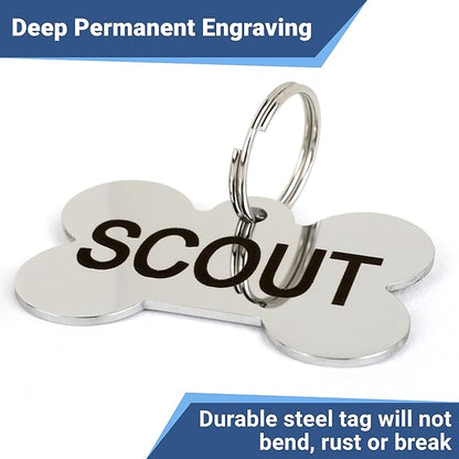 GoTags Stainless Steel Pet ID Tags, Personalized Dog Tags and Cat Tags - Image 3