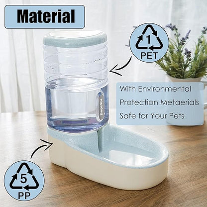 kathson Automatic Cats Water Dispenser 1 Gallon Gravity Dogs Water Station - Image 4